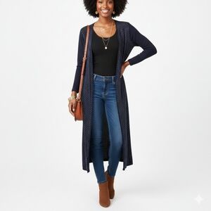 CATTRELL blue polka dot tunic with built in tank